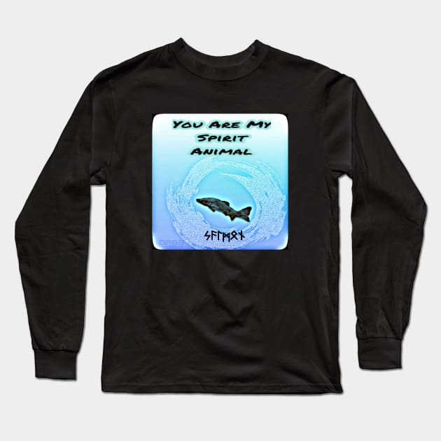 Salmon Totem Long Sleeve T-Shirt by Share_1